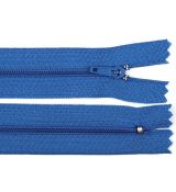 Zip spirálový 35cm modrý