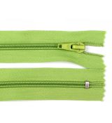 Zip spirálový 35cm neon zelený