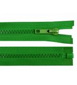 Zip kostěný 35cm zelený