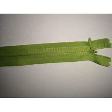 Zip skrytý 60cm neon zelený