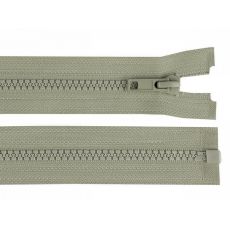 Zip kostěný 75cm khaki