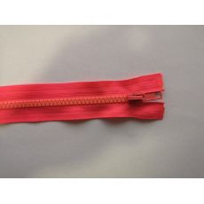 Zip kostěný 75cm neon rúžový