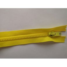 Zip kostěný 45cm žlutý  
