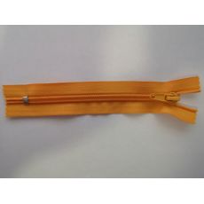 Zip spirálový 40cm oranžový