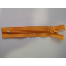 Zip spirálový 30cm oranžový