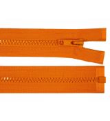 Zip kostěný 40cm oranžový 